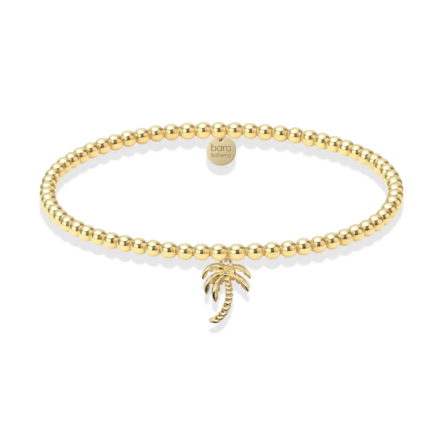 Palm Tree | Gold Filled Beaded Bracelet