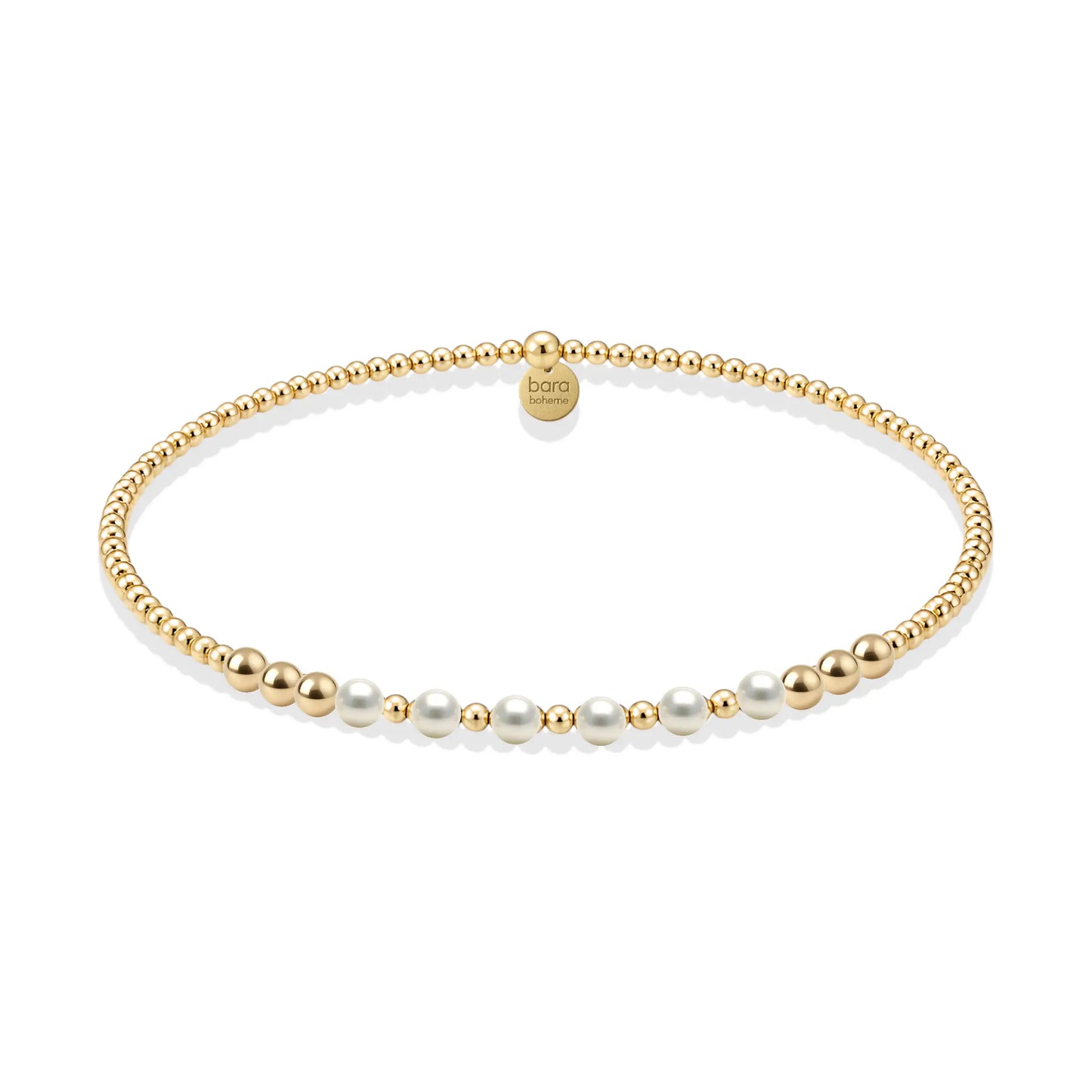 Berkeley Pearl | Gold Filled Beaded Bracelet