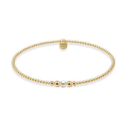 Jenna Pearl | Gold Filled Beaded Bracelet