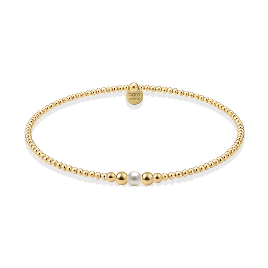 Jenna Pearl | Gold Filled Beaded Bracelet