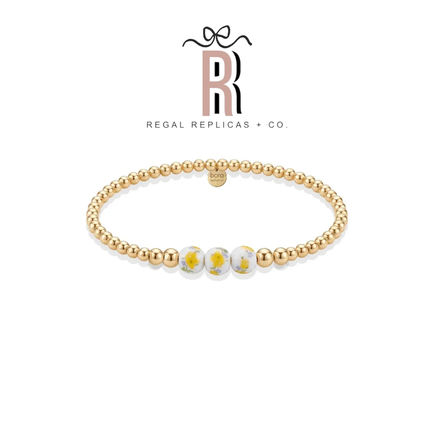 Capri Sole – Porcelain Beaded Bracelet