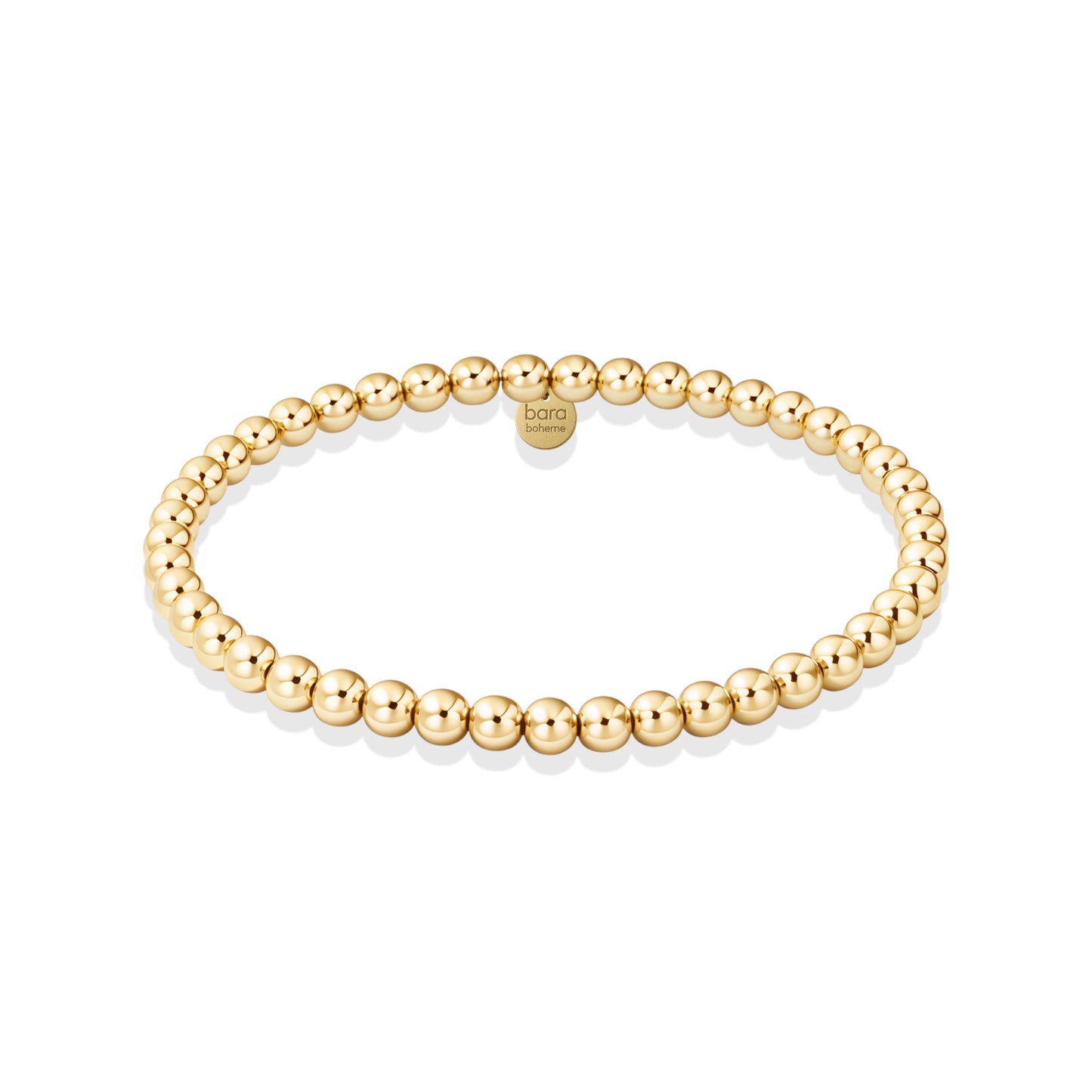 Classic 4mm | Gold Filled Beaded Bracelet