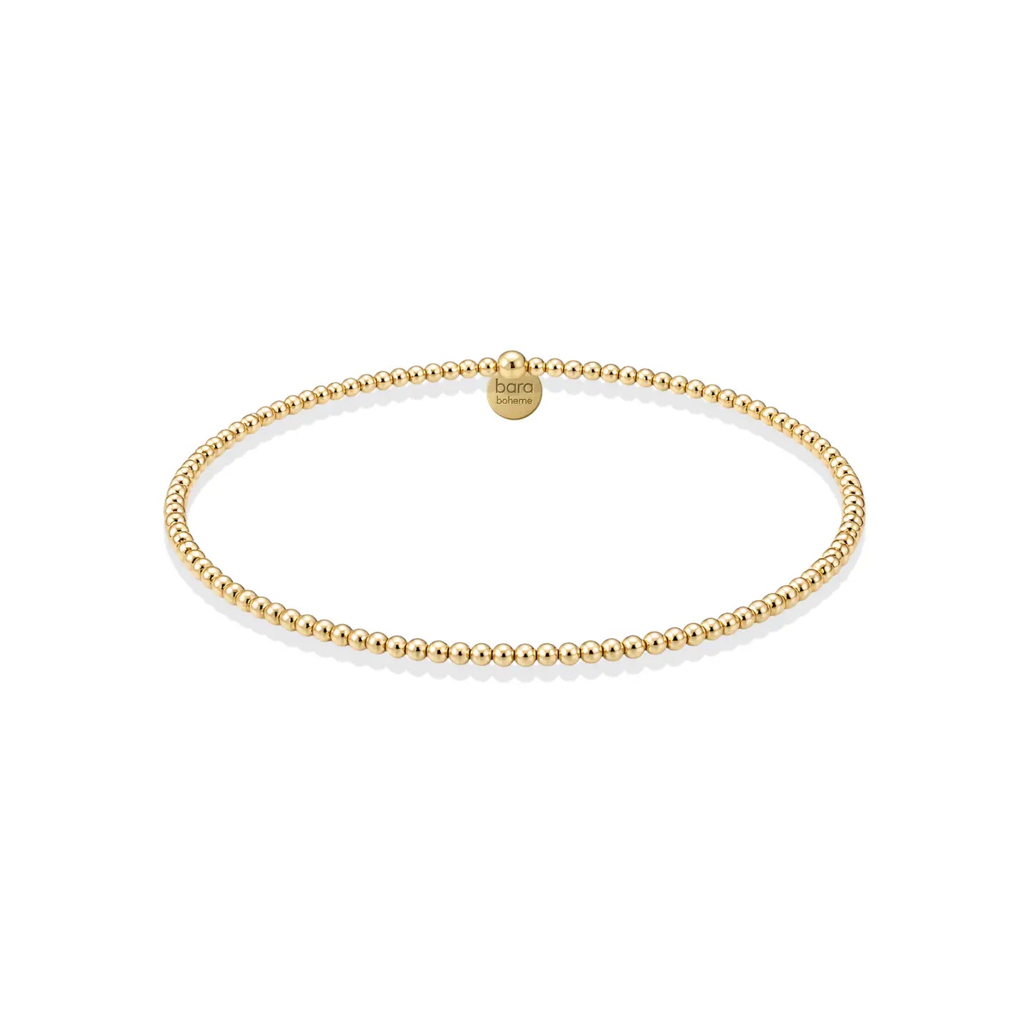 Classic 2mm | Gold Filled Beaded Bracelet