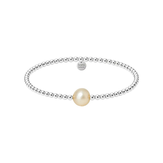 Audrey | Gold Filled Beaded Bracelet with Pearl